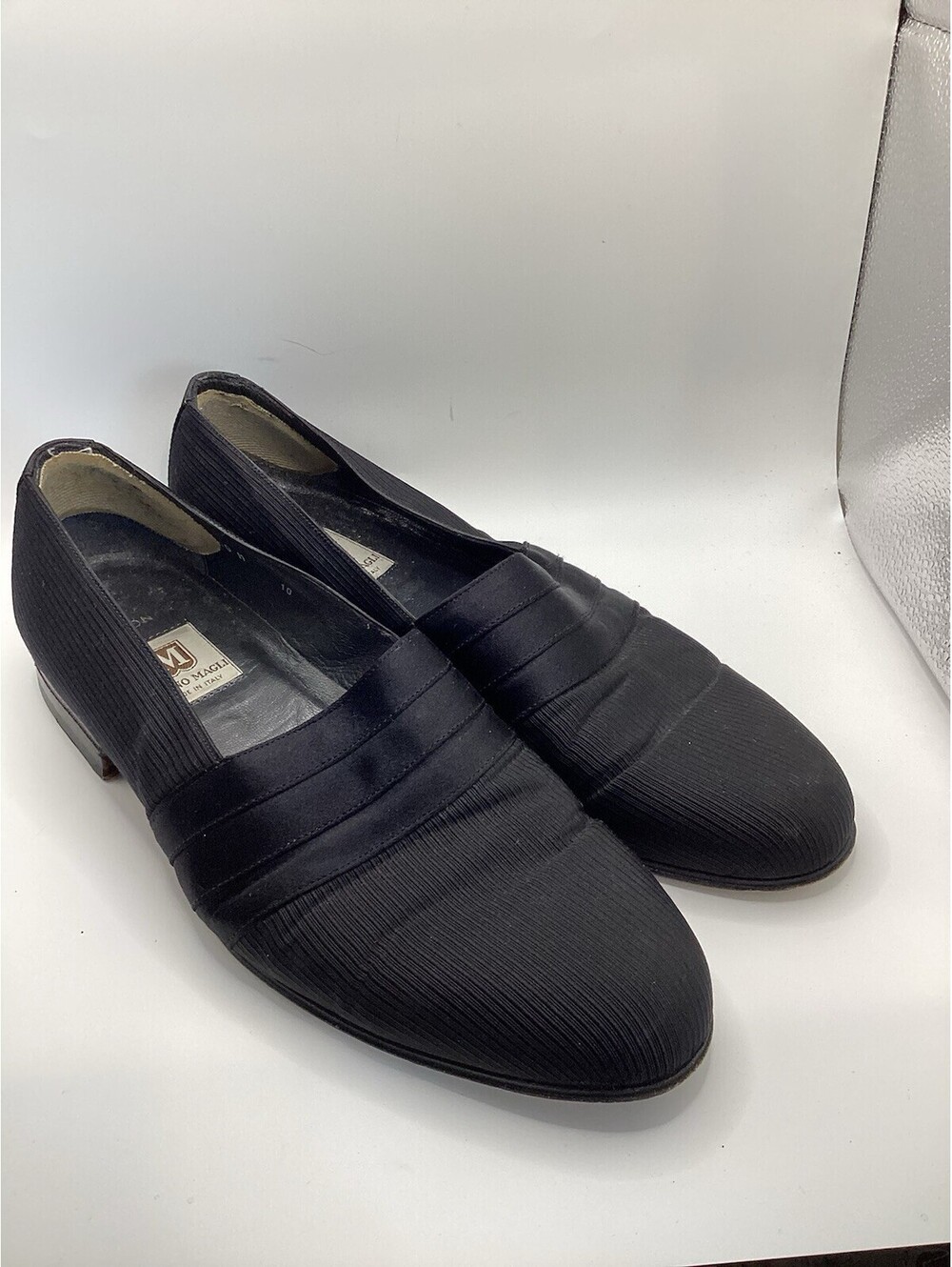 Bruno Magli Peiton Loafers Size 10 M Black Leather